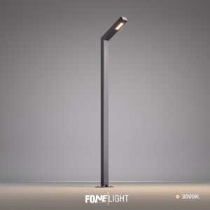 Poste de Iluminación Exterior Polera de Aluminio