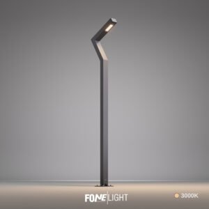 Poste de Iluminación Exterior Zentila de Aluminio para Paisajismo