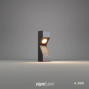 Luz de Poste Dualluz de Aluminio para Cercas
