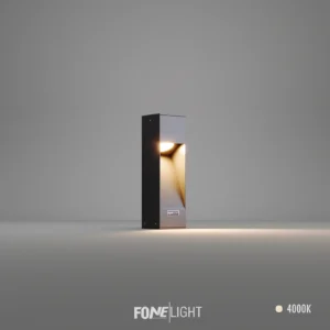 Luz de Poste Luzerra Moderna para Cercas de Jardín