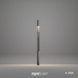 Poste de Iluminación LED Exterior Curvex Decorativo para Áreas Urbanas