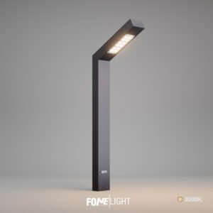 Baliza Polera de Aluminio para Iluminación de Jardín